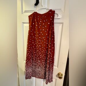 Apt. 9 Red and White Polka Dot Dress